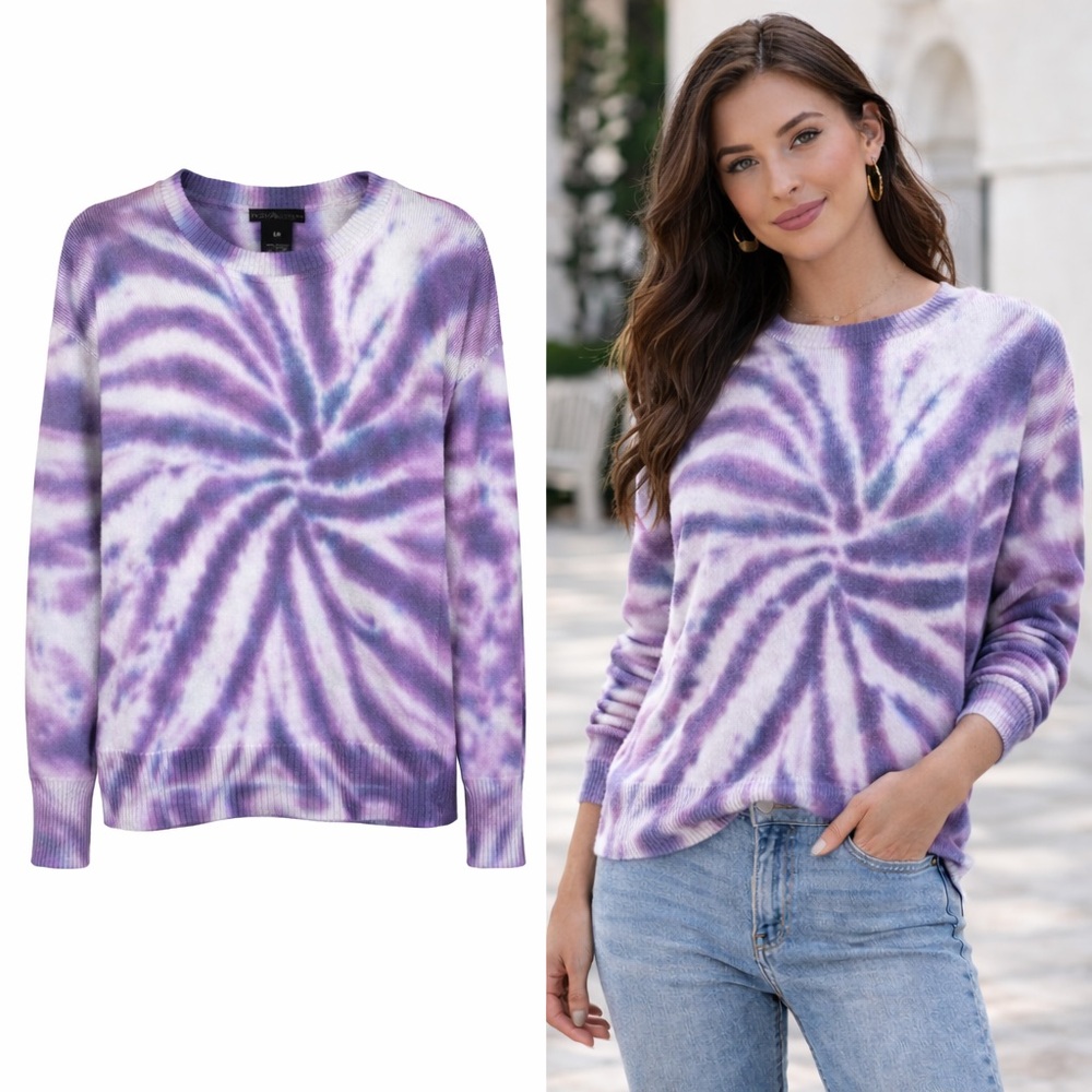 💜 NWOT Tie Dye Knit Sweater